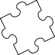 Black And White Puzzle Pieces N5