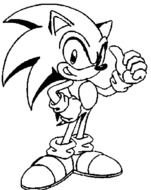 Sonic Coloring Pages N4