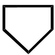 Baseball Diamond Home Plate Clip Art