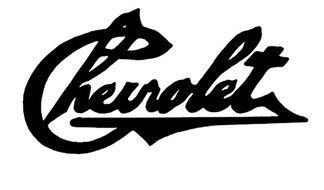 Chevrolet text Logo drawing