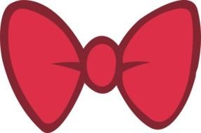 Cartoon Bow Tie drawing