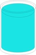 Clipart of Water Glass