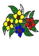 Flores Colors Clipart drawing