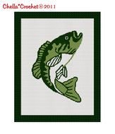 Bass Fish Pattern Crochet