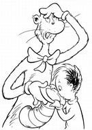 Dr Seuss Hat Coloring Page N5