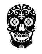Sugar Skull Stencil N2