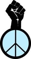 Peace Sign Clip Art drawing