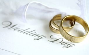 Closeup Picture of Wedding Rings