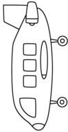 Coloring Pages Airplanes drawing