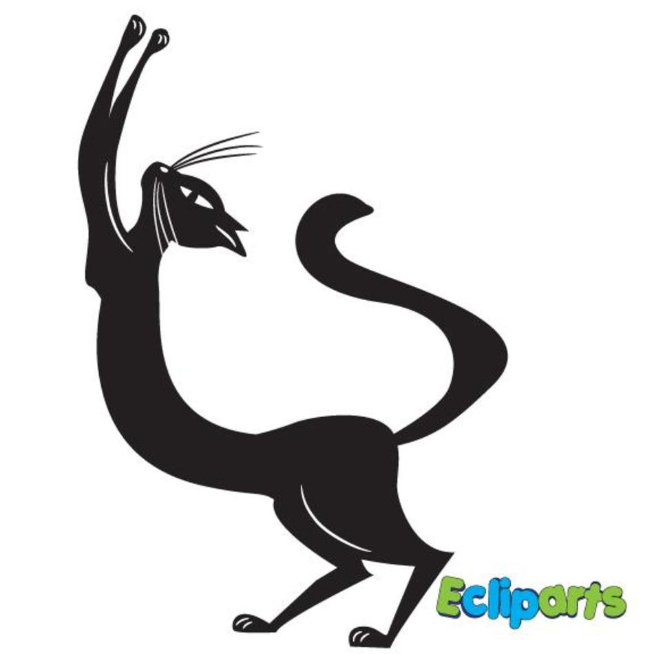 Cat Walking Clip Art N8