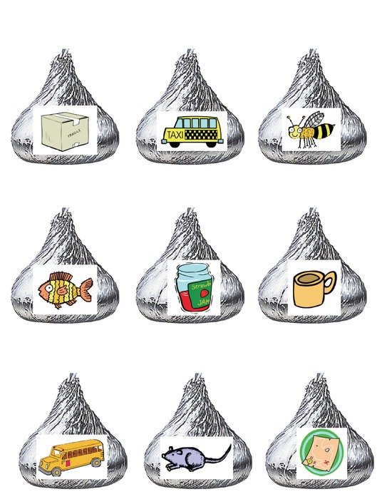 Hershey Kisses Coloring Pages