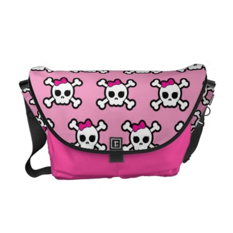 Skull With Pink Bow