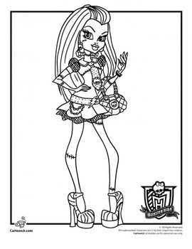 Monster High Coloring Pages N4