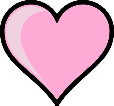 Pink Heart Border Clip Art N6