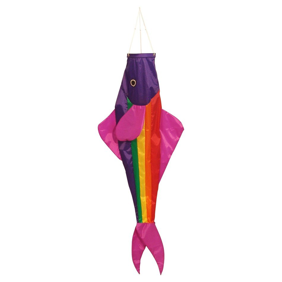 photo of colorful fabric fish