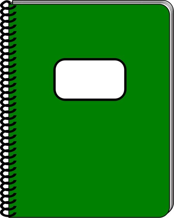 Notebook Clip Art N36