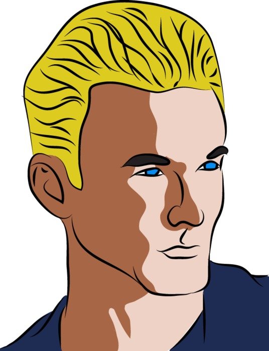Clip art of Hunky Man