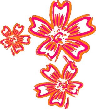 Flower Cluster Clip Art N3