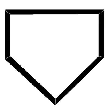 Baseball Diamond Home Plate Clip Art