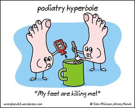 Funny Hyperbole Examples