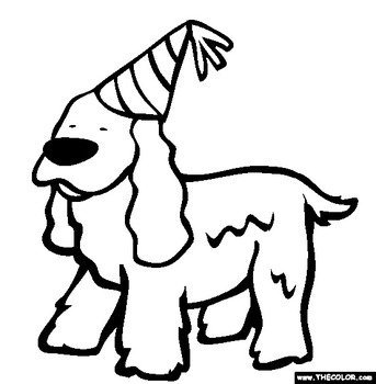 Cocker Spaniel Coloring Pages N2