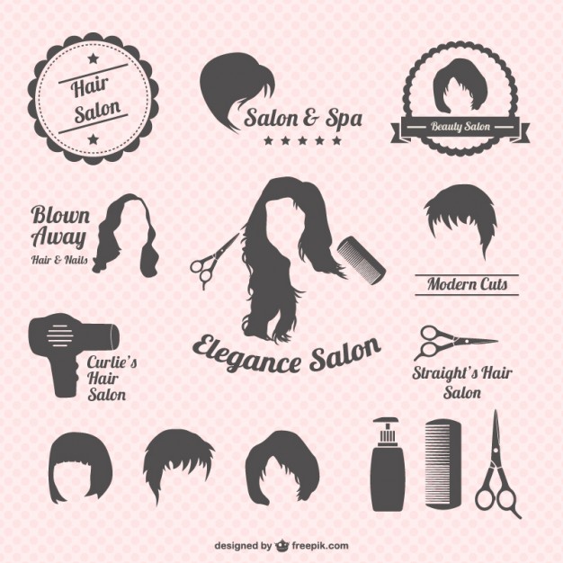 Hair Salon Vector N3 Free Image Download