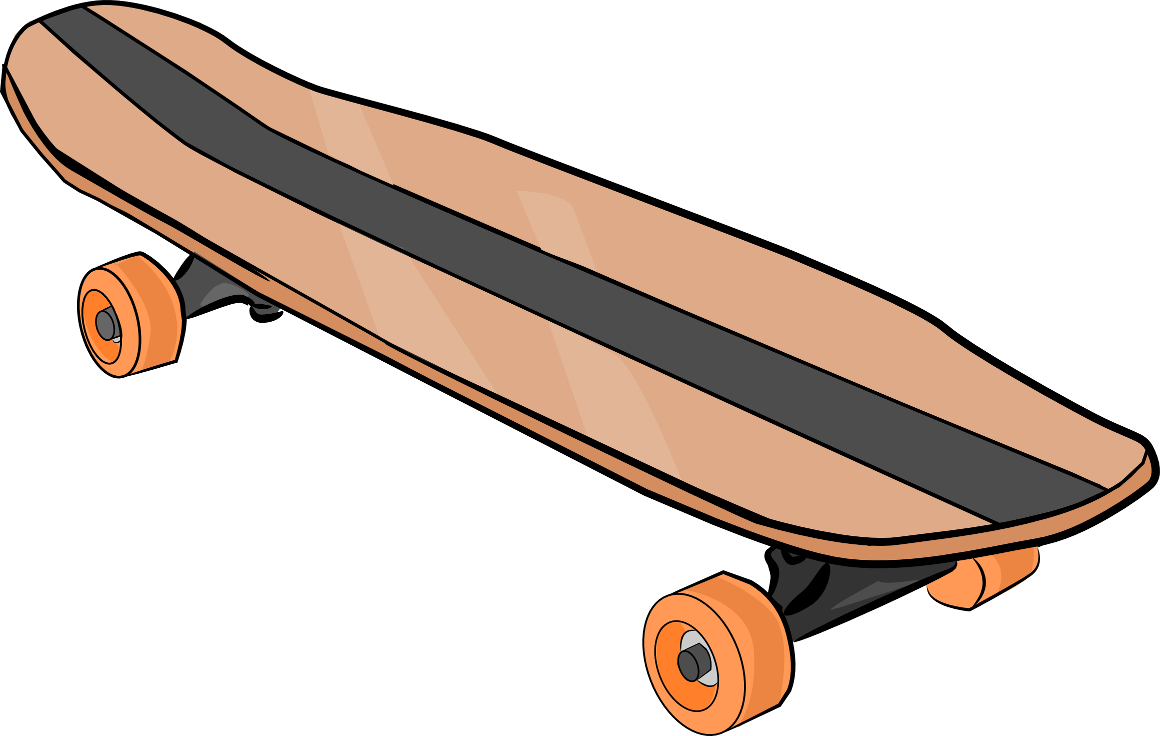 Isolated skateboard free image download