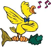 Animated Singing Bird Clip Art