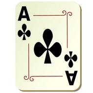 Clubs Playing Cards Clip Art N10