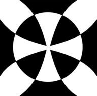 Maltese Cross Clip Art N18
