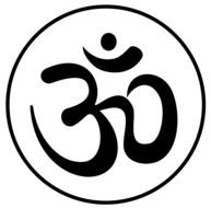 Om Symbol black drawing