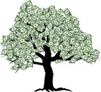 Money Tree drawing