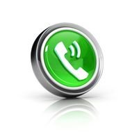 Ringing phone icon clipart