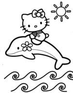 Hello Kitty Coloring Pages N14