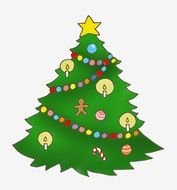 Christmas Tree Clip Art N286