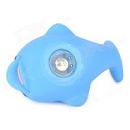 2011 Cute Children Bathing Funny Dolphin LED Flashing Toy Blue 2 X
