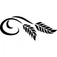 Wheat Stalk Vector N2