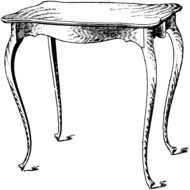 Table Black And White drawing