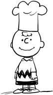 coloring page with Charlie Brown