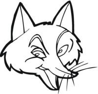 Fox Coloring Pages drawing