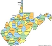 Map Of Virginia Counties