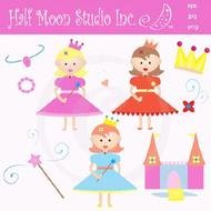 Princess Castle Clip Art N15