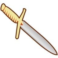 Cartoon Dagger, Knife