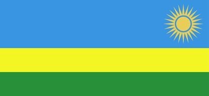 clipart of the Rwanda Flag