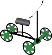 Knee Walker Clip Art