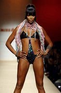 Portrait of Naomi Campbell Body