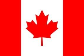 Ä°llustration of red and white Canadian Flag