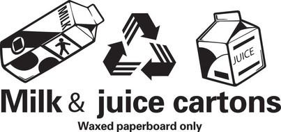 Recycling Signs Liquid Paperboard as a graphic illustration