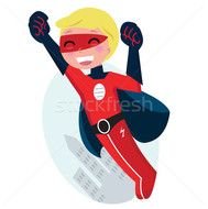 Animated Superhero Boy