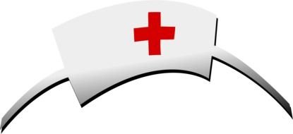 Nurse Hat red cross drawing